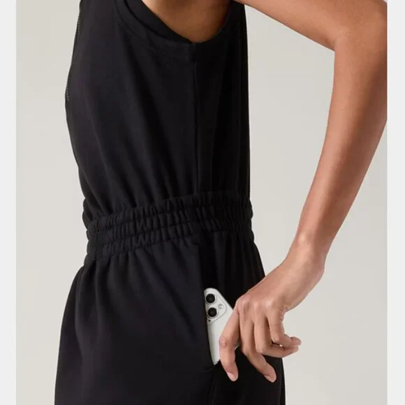 Athleta Black Sleeveless Sheath Dress NWT - Picture 6 of 12